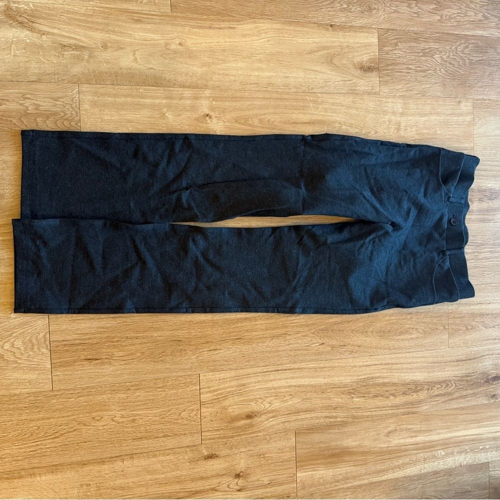 Betabrand Dark Gray Dress Pants Yoga Pant